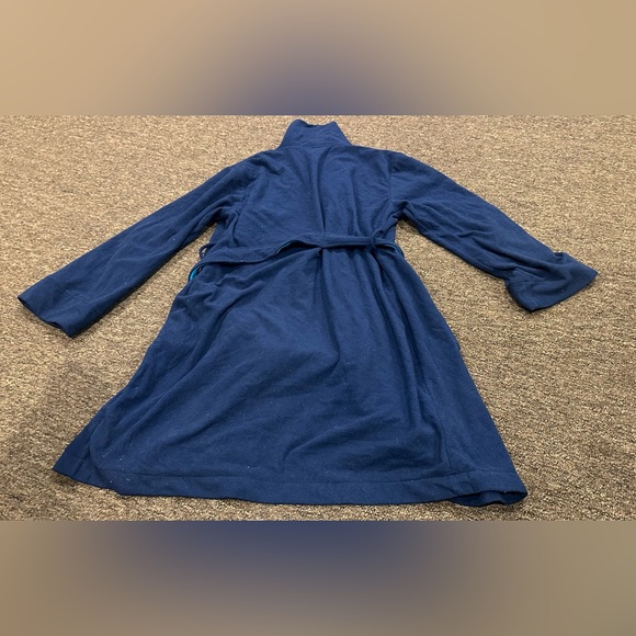 EUC! Circo L 12-14 Kids Blue Teal House Coat Jacket w/belt - Picture 3 of 3